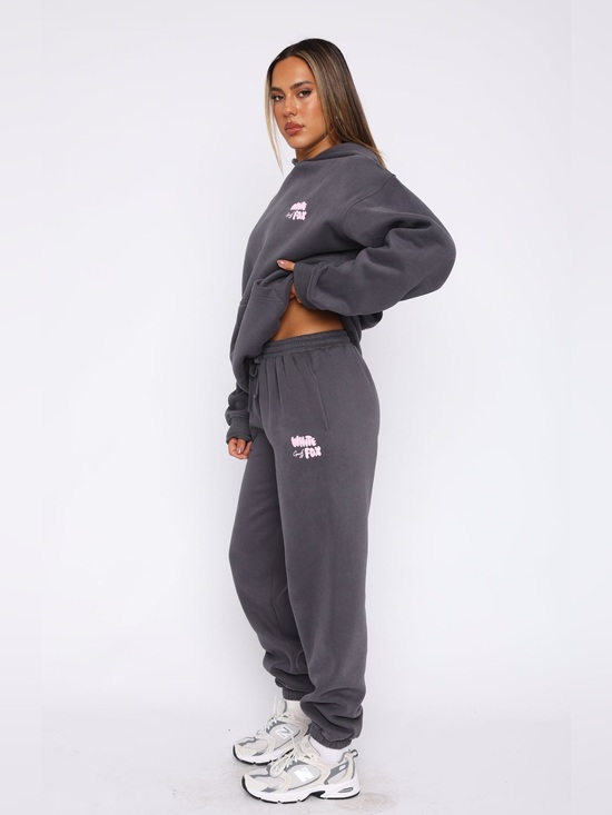 White Fox Boutique Pants - White Fox Capsule 9 Star Of The Moment Sweatpants - Volcanic
